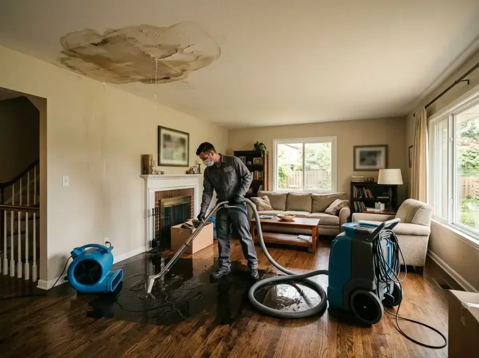 attic-pipe-burst-ceiling-drip-008 — frequently asked questions, Water Damage Restoration & Carpet Care in Tipton, MO